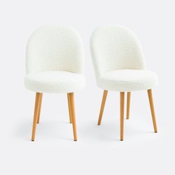 Комплект из 2 стульев в ткани букле, Inès LA REDOUTE INTERIEURS image