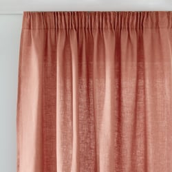Tenda filtrante in lino lavato, con nastro arricciatutto e sistema wave, ONEGA LA REDOUTE INTERIEURS image