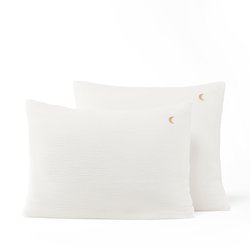 Funda de almohada de gasa de algodón orgánico, Cuddly AM.PM image