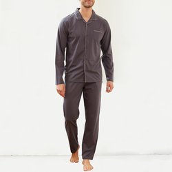 Long Sleeve Pyjamas with Shirt Collar DODO image