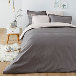 Housse de couette coton bicolore SO'HOME image