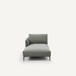 Chaise longue em veludo stonewashed, Oscar design E.Gal AM.PM image