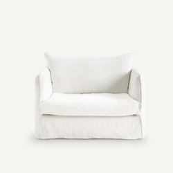 Sillón XL de lino arrugado, Neo Chiquito AM.PM image