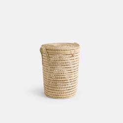 Cesta para la ropa de hojas de palmera, Ghada LA REDOUTE INTERIEURS image