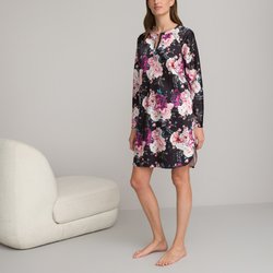 Ночная рубашка из сатина с принтом LA REDOUTE COLLECTIONS image