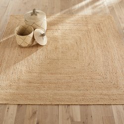 Tapis carré en jute, tressé main, Hempy AM.PM image