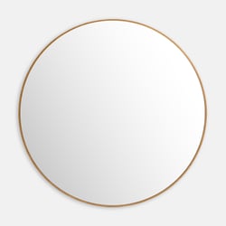 Grand miroir rond, plaqué chêne, diamètre 140 cm, IODUS LA REDOUTE INTERIEURS image