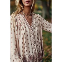 Blouse fluide et ample imprimée, BRUNE LA PETITE ETOILE image