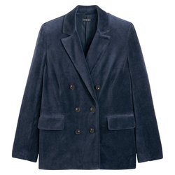 Blazer taglio dritto, velluto liscio ANNE WEYBURN image