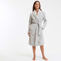 Robe de chambre maille polaire embossée LA REDOUTE COLLECTIONS image