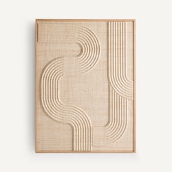 Decoração de parede, em folhas de palmeira tecidas, Telaga AM.PM image