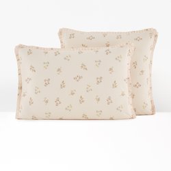 Camomille 50% Recycled Cotton Pillowcase LA REDOUTE INTERIEURS image