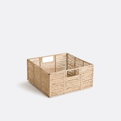 Lahjar Woven Paper Folding Storage Cube LA REDOUTE INTERIEURS image