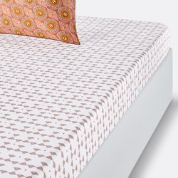 Spannbettlaken Summer Wax, Baumwolle LA REDOUTE INTERIEURS image