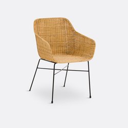 Cadeira de mesa, em rattan entrançado, Melawi LA REDOUTE INTERIEURS image