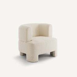 Poltrona piccolo modello tessuto bouclé, Darrel AM.PM image