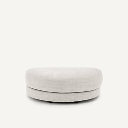 Repose-pieds modulable en coton et lin, TIBERIO AM.PM image