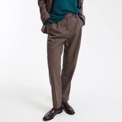 Pantalón pitillo pesquero, de cuadros LA REDOUTE COLLECTIONS image