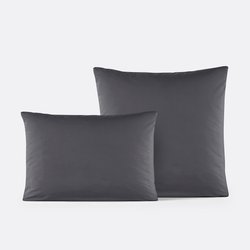 Scenario Plain 100% Cotton Percale 200 Thread Count Pillowcase LA REDOUTE INTERIEURS image