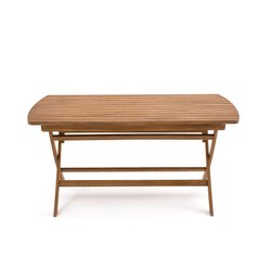 Mesa de jardín plegable de acacia, Palera LA REDOUTE INTERIEURS image