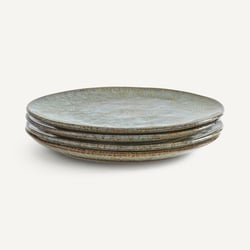 Set of 4 Dénia Reactive Glazed Stoneware Dinner Plates AM.PM image