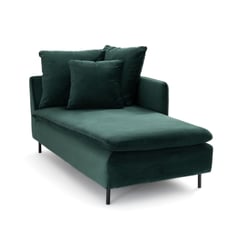 Méridienne modulable, en velours, profondeur 158 cm, IVETE LA REDOUTE INTERIEURS image
