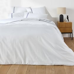 Magda Duvet Cover in Cotton Percale LA REDOUTE INTERIEURS image