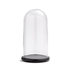 Glasuhr Campa mit schwarzem Sockel LA REDOUTE INTERIEURS image