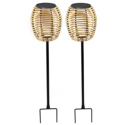 Lot de 2 balises solaires à piquer BAVINA LUMISKY