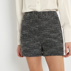 Shorts de tweed, talle alto LA REDOUTE COLLECTIONS image