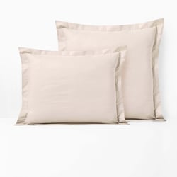 Funda de almohada lisa de polialgodón con volante Scenario LA REDOUTE INTERIEURS image