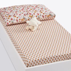 Drap-housse bébé en coton bonnet 17 cm, Bertille LA REDOUTE INTERIEURS image