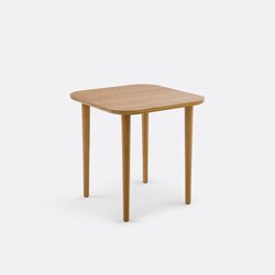 Table basse carrée chêne massif L50 cm, Crueso LA REDOUTE INTERIEURS image