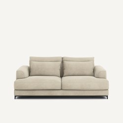Sofá-cama de 3 lugares, em veludo de linho, Marsile AM.PM image