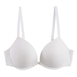 Unifarbener Push-up-BH Cottone LA REDOUTE COLLECTIONS image