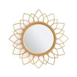 Espejo de ratán con forma de flor Ø90 cm, Nogu LA REDOUTE INTERIEURS image