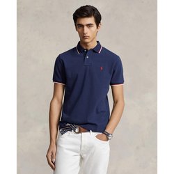 Polo droit custom fit en maille piquée POLO RALPH LAUREN image