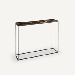 Консоль из мрамора янтарного цвета и металла, Д.90 см, Ambrette AM.PM image