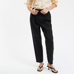 Брюки-дудочки из льна LA REDOUTE COLLECTIONS image