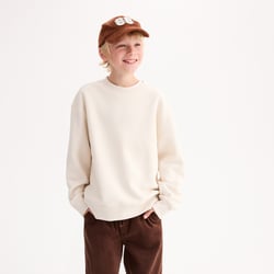 Флисовый свитер с круглым вырезом LA REDOUTE COLLECTIONS image