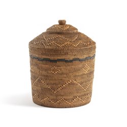 Korb Brazil, Ø 40 x H. 50 cm, Rattan- und Bambusgeflecht AM.PM image