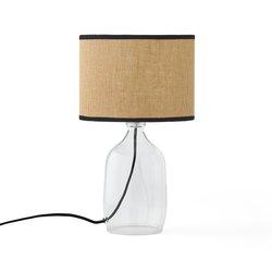 Tischlampe Ania, Glas/Leinen LA REDOUTE INTERIEURS image