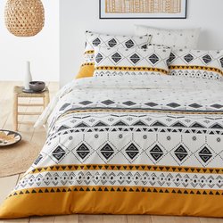 Housse de couette percale de coton, Bahiya LA REDOUTE INTERIEURS image