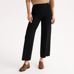 Pantalon large, maille tricot ANNE WEYBURN image