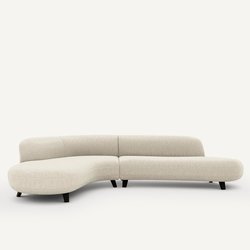 Divano angolare poliestere bouclé, Rosebury AM.PM image
