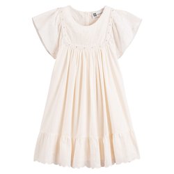 Платье из хлопка с вышивкой и коротким рукавом  EMILE & IDA X LA REDOUTE image