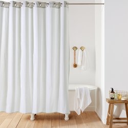 Scenario Plain Canvas Shower Curtain LA REDOUTE INTERIEURS image