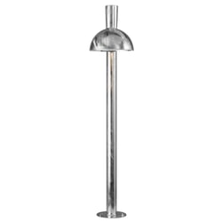 Potelet à la forme Hémisphérique et son style classique en acier galvanisé, ARKI 100 NORDLUX