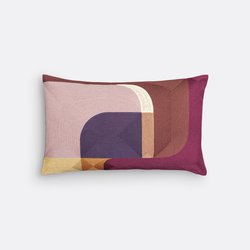 Egia Geometric 100% Cotton Rectangular Cushion Cover LA REDOUTE INTERIEURS image