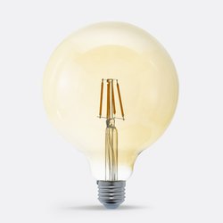 Baulind 12cm Diameter Amber Globe Bulb LA REDOUTE INTERIEURS image